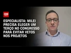 Milei precisa eleger um terço no Congresso para evitar vetos nos projetos, diz especialista | WW