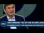 AFD: Gravierend! "So ist die Schieflage in diesem Staat!" Bernd Baumann im Interview