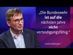 Sönke Neitzel: „Wir können nur hoffen, dass die Bundeswehr nie kämpfen muss“ | maischberger