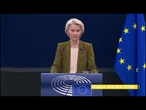 Von der Leyen: Ue impegnata in una lotta per la sua libertà, indipendenza, integrità