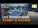 MÁS DE UN MILLÓN Y MEDIO de PERSONAS podrían acudir a los ACTOS del PAPA en MADRID |RTVE Noticias