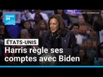 États-Unis : Kamala Harris règle ses comptes avec Joe Biden et son entourage • FRANCE 24
