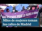 Miles de mujeres toman las calles de Madrid en un 8-M contra el negacionismo