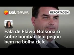 Fala de Flávio Bolsonaro sobre bombardeio pegou bem na bolha dele, avaliam aliados | Carla Araújo