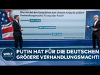 UMFRAGE: Alaska-Gipfel! Putin hat für die Deutschen größere Verhandlungsmacht!