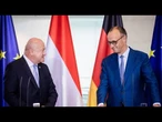 Kanzlertreffen: Merz und Stocker appellieren an den Iran