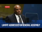Deputy PM David Lammy delivers address to United Nations General Assembly