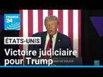 Victoire judiciaire pour Trump, l'annonce de sa peine repoussée à après l'élection • FRANCE 24