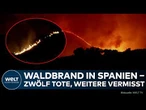 SPANIEN: Waldbrand-Katastrophe in Andalusien! Zwölf Tote – Flammen breiten sich weiter aus