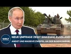 ANGST VOR RUSSLAND? Immer weniger Deutsche fürchten Putin! Vertrauen in Bundeswehr dennoch gering!
