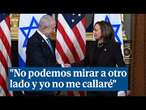 Kamala Harris, se reúne con Netanyahu y pide poner fin a la guerra: 