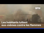 En Seine-et-Marne, les habitants participent à la lutte contre les flammes qui ravagent la région