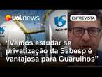 Candidato do PT diz que Guarulhos pode rever termos de contrato com Sabesp privatizada