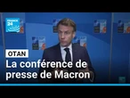 "Nous devons nous armer" : Emmanuel Macron prend la parole au sommet de l'Otan • FRANCE 24