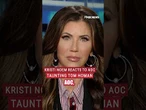 Kristi Noem rips Dems for ‘using fear to control people’ #shorts #aoc #tomhoman #democrats