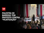 Palestra de Barroso na USP tem protesto contra “pejotização” | BASTIDORES CNN