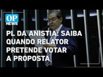 PL da Anistia: relator tem expetativa de votar proposta na próxima terça; saiba detalhes | OP NEWS