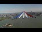 La Patrouille de France survolent manhattan pour célébrer 250 ans d’amitié franco-américaine