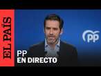 DIRECTO | Rueda de prensa tras el Comité de Dirección del Partido Popular | EL PAÍS