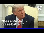 Donald Trump a comparé l'Ukraine et la Russie à "deux enfants qui se battent dans un parc"