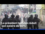 Bolivie: face aux manifestations, le président annonce réduire son salaire de 50%