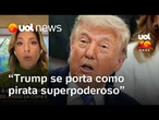 Dani Lima: 'Trump ameaça e não faz porque sabe que não pode'