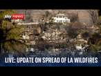 Fire and police chiefs hold news conference updating on spread of Los Angeles fires - Watch live