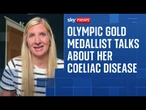Olympic gold medallist Rebecca Adlington talks about her experience of coeliac disease