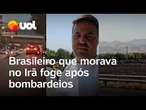 Brasileiro que morava em Teerã foge por terra após bombardeios israelenses no Irã; veja