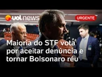 STF tem maioria para tornar réus Bolsonaro e sete aliados por tentativa de golpe