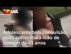 Adolescente tem convulsão após sofrer mata-leão; homem é preso em GO