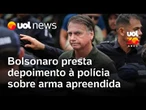 Bolsonaro presta depoimento sobre arma que pode ser decisivo para permanecer em domiciliar