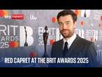 BRIT Awards 2025 red carpet live