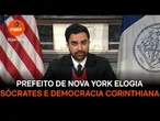 Prefeito de Nova York elogia Sócrates e Democracia Corinthiana