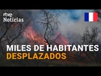 FRANCIA: El INCENDIO que AMENAZA MARSELLA baja su INTENSIDAD pero sigue sin estar "CONTROLADO"