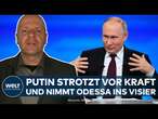 UKRAINE KRIEG: Bei Kreml-Pressekonferenz wird Putin ungewöhnlich deutlich | WELT THema