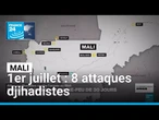 Mali : 7 attaques simultanées contre les forces armées le 1er juillet • FRANCE 24