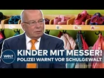 MESSERGEWALT: Immer mehr Kinder haben Messer – Polizei will Eltern in die Pflicht nehmen