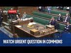 Urgent Question in the Commons on criminal activity by migrants at asylum hotels