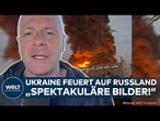 PUTINS KRIEG: Brisante Treffer! Ukraine feuert auf Russland! Schwere Schäden für Wirtschaft