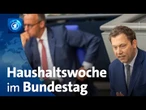 Haushaltswoche im Bundestag: Opposition kritisiert Pläne wegen Rekordverschuldung