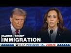 Harris and Trump speak on immigration policy during presidential debate