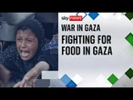 Inside the chaos of a Gaza food kitchen
