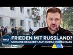 PUTINS KRIEG: Frieden mit Russland? Ukraine reagiert auf Korea-Vorschlag