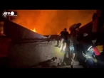 Ucraina, le squadre di emergenza al lavoro dopo un attacco notturno russo sulla citta' di Okhtyrka