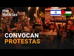 ISRAEL: AUMENTA la OPOSICIÓN contra el PLAN de NETANYAHU de OCUPAR la FRANJA de GAZA | RTVE Noticias