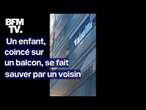 Espagne: coincé sur un balcon du 2e étage, un enfant est secouru par un voisin