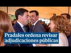 Pradales anuncia un "análisis exhaustivo" de adjudicaciones públicas de los últimos diez años