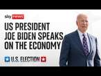 US President Joe Biden delivers remarks on the economy