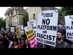 Royaume-Uni : débat de Tommy Robinson à l’Oxford Union, tensions et débat sur liberté d’expression